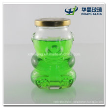 250ml 8oz Bear Shape Glass Candy Jar